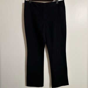 Tahari Black Cotton Blend Pants, Size 8
